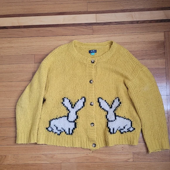 MAEVE ANTHROPOLOGIE BUNNY SLOPE CARDIGAN - Picture 4 of 7
